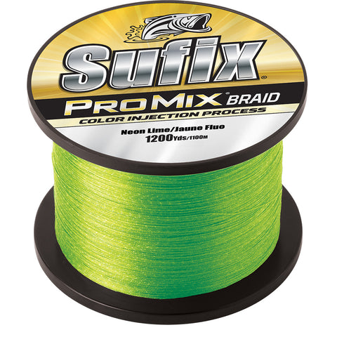 Sufix Promix Braid 65Lb 1200 Yds Neon Lime