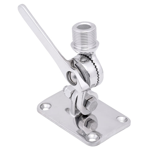 Whitecap Ratchet Antenna Mount 316 Ss