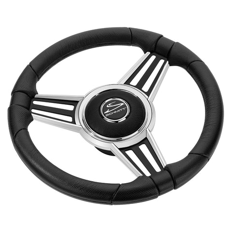 Schmitt Marine Pu30 14" Wheel 3/4" Tapered Shaft Black With