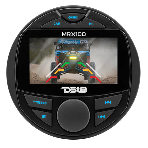 Ds18 Mrx100 2 Zone Marine Head Unit W/ Tft Lcd Screen -