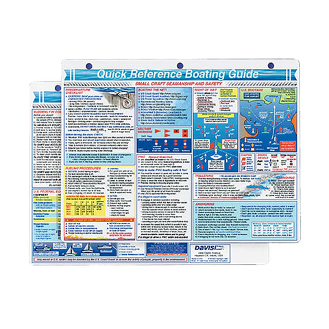 Davis Boating Guide Quick Reference Card