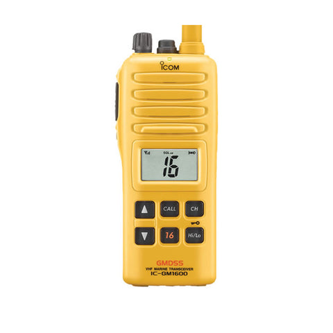 Icom Gm1600 Gmdss Vhf Radio With Bp-234 Battery & Charger