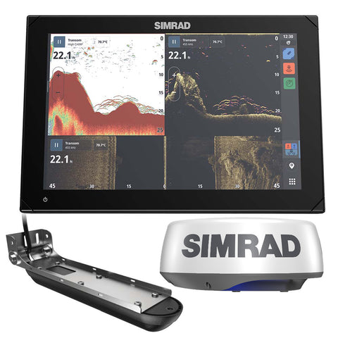 Simrad Nsx 3012 Radar Bundle Halo20+ And Active Imaging