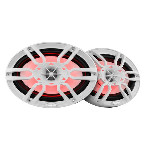 Ds18 Hydro 6X9" 2-Way Marine Speakers W/ Integrated Rgb Led