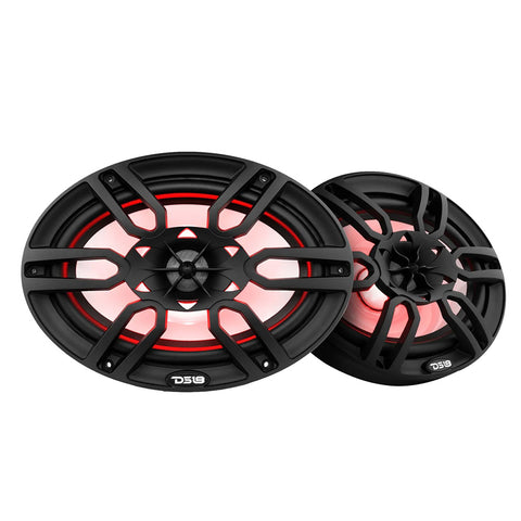 Ds18 Hydro 6X9" 2-Way Marine Speakers W/ Integrated Rgb Led